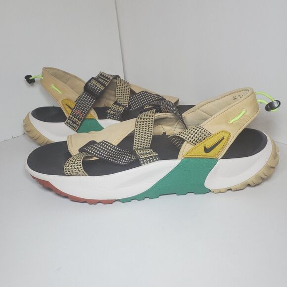 Nike Oneonta Trail Sesame Stadium Green Outdoor Hiking Sandals Sz 12 DJ6604 200 main image 9